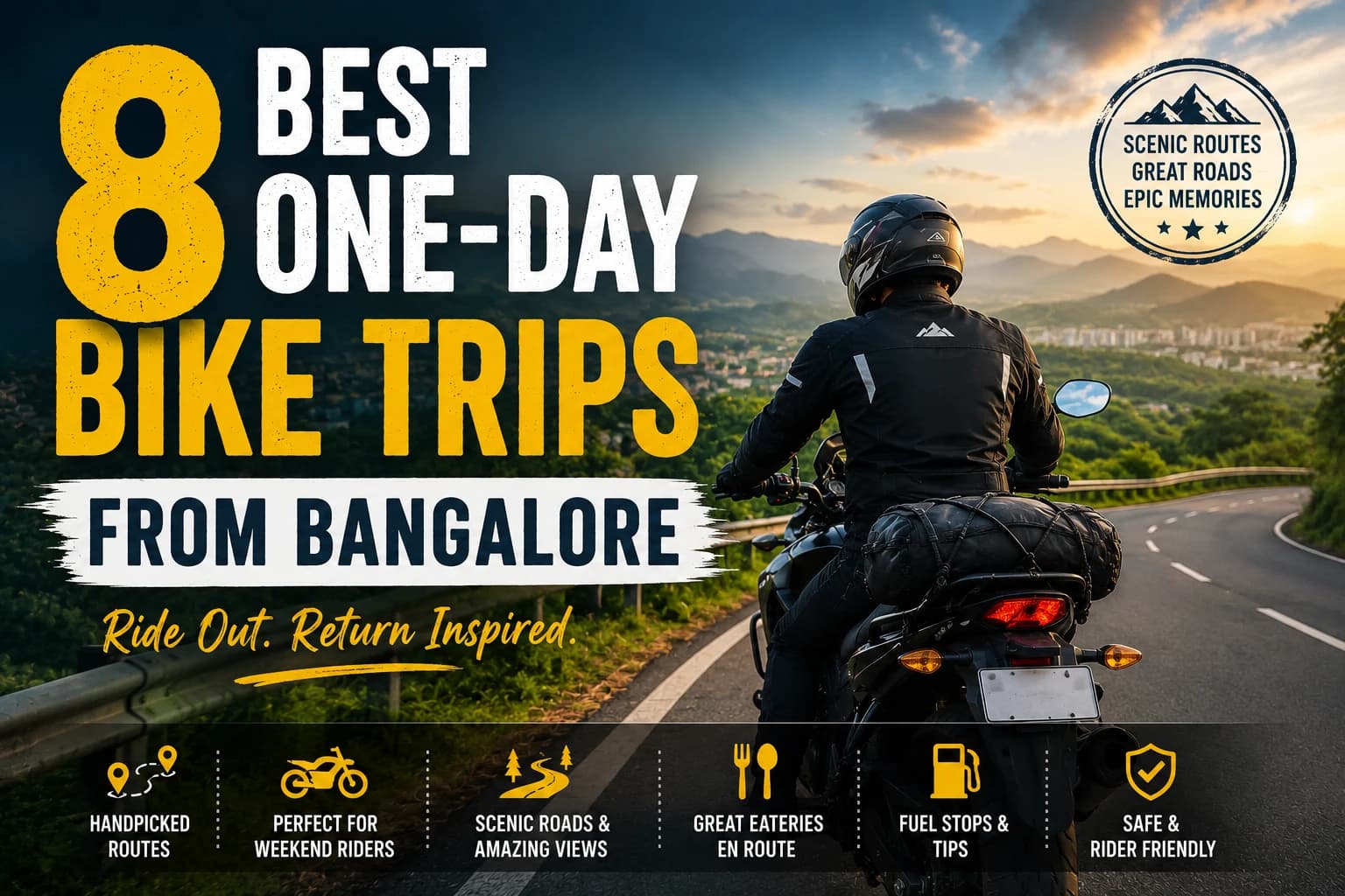 8 Best One-Day Bike Trips From Bangalore