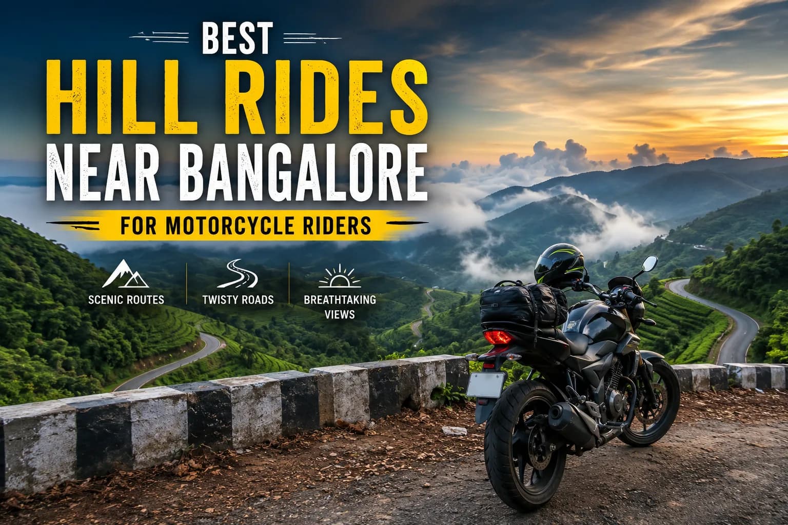Best Hill Rides Near Bangalore for Motorcycle Riders