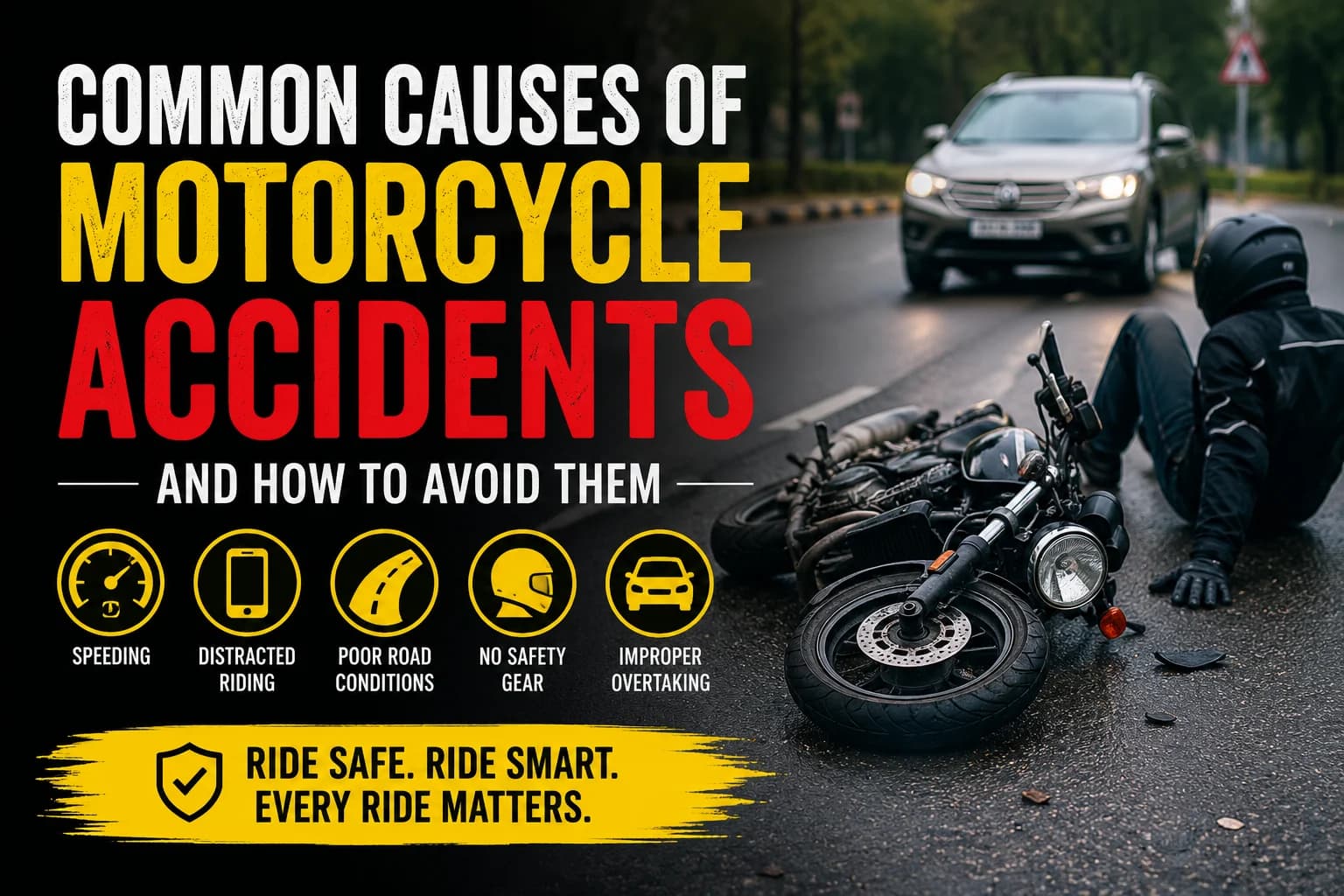 Common Causes of Motorcycle Accidents and How to Avoid Them