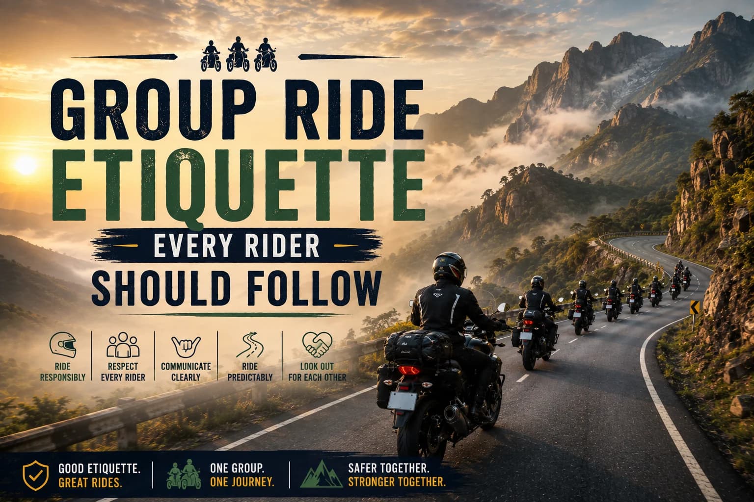 Group Ride Etiquette Every Rider Should Follow