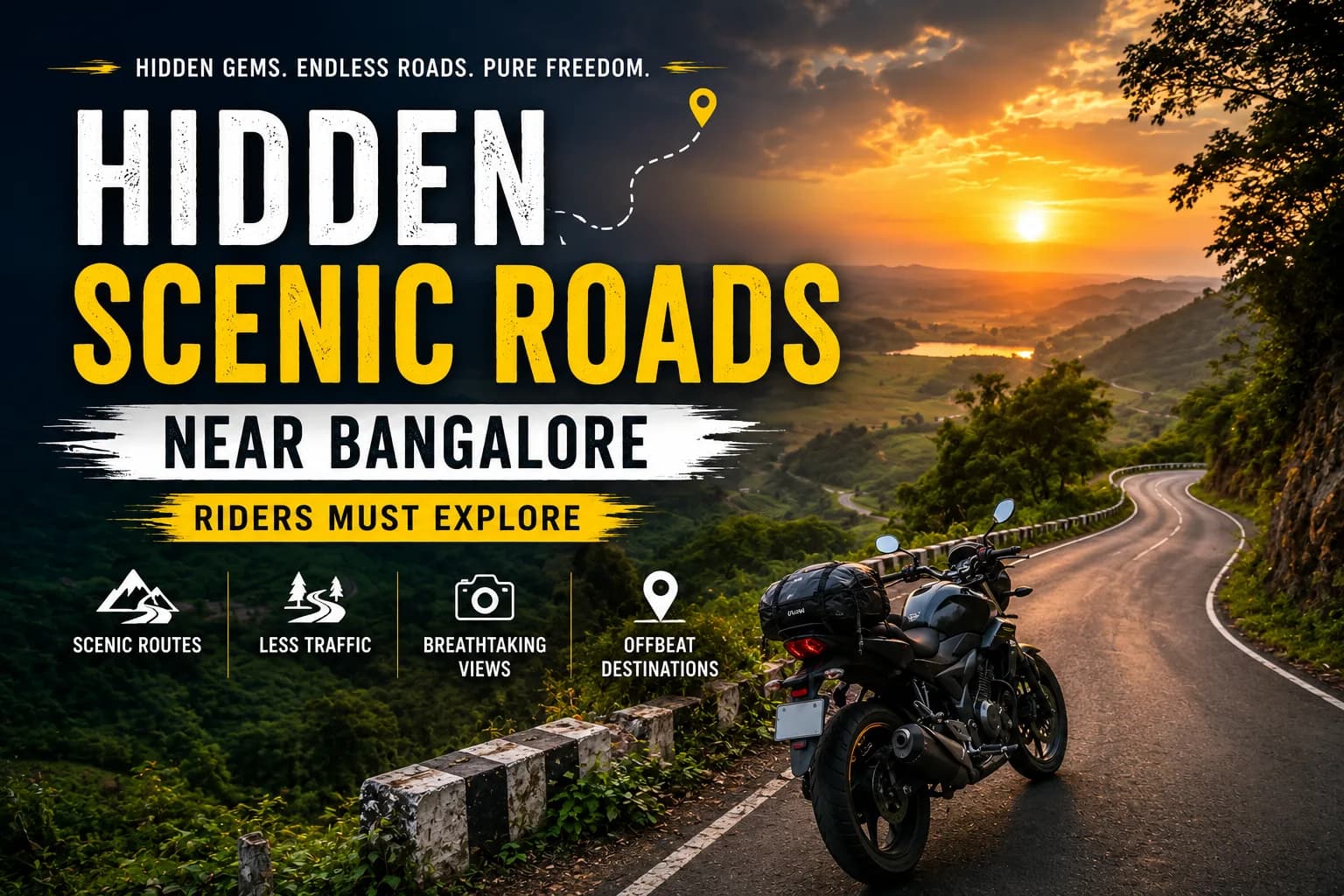Hidden Scenic Roads Near Bangalore Riders Must Explore